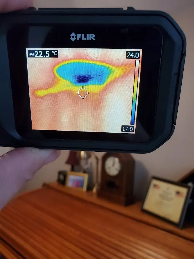Thermal imaging inspection for water damage in Idabel
