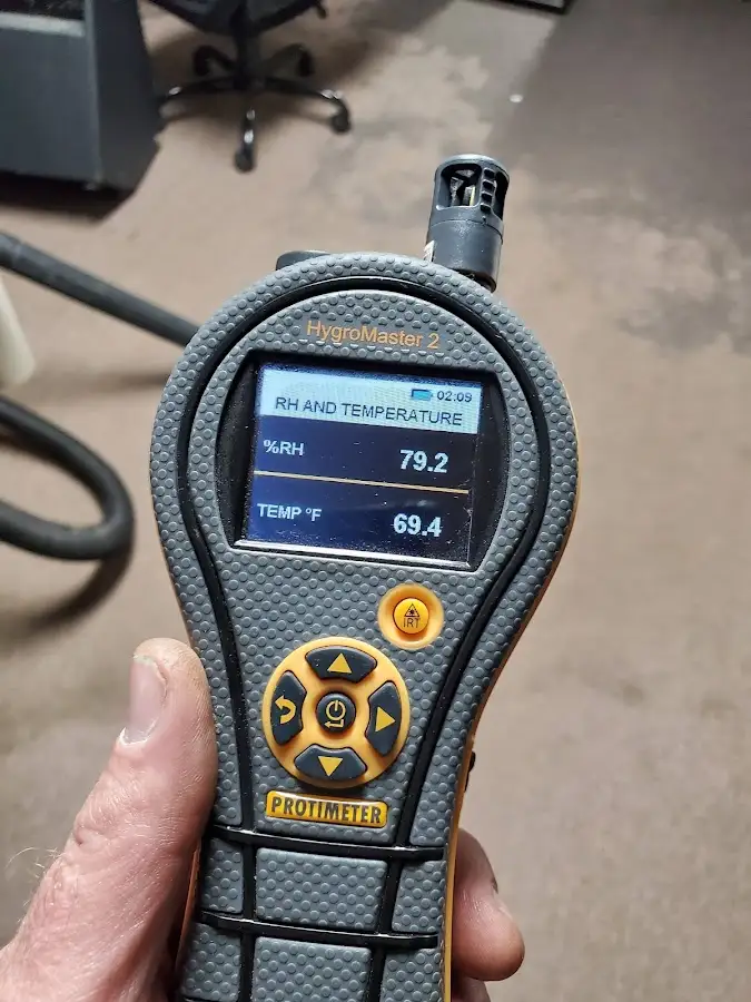 Moisture meter humidity assessment for Mold Remediation & Removal in Idabel